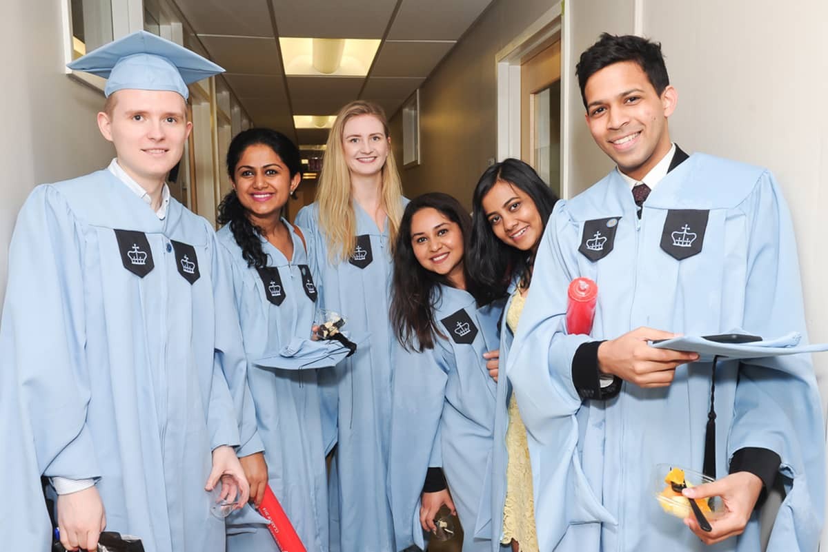 Industrial Engineering and Operations graduates celebrating their achievement